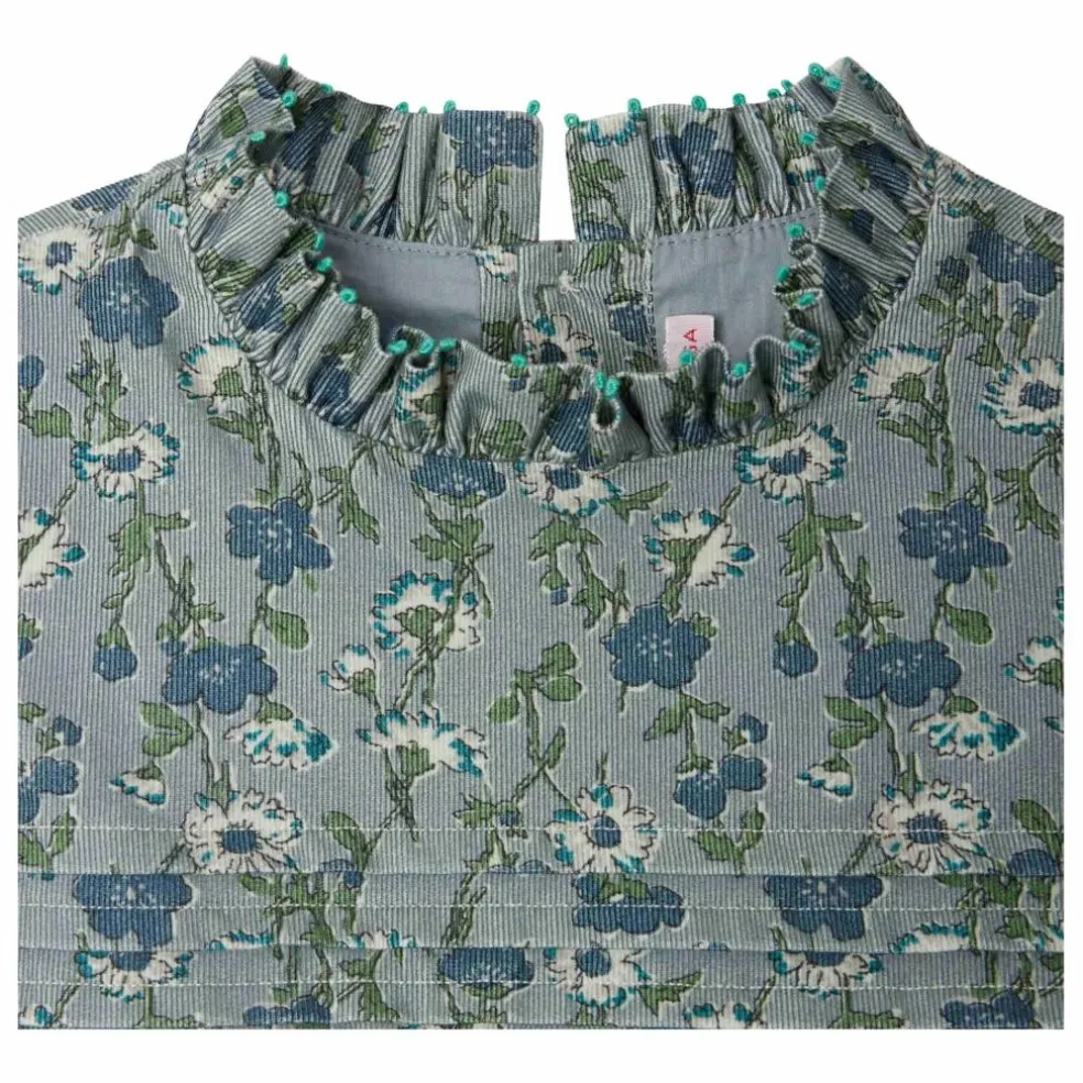 Robe Topaz Liberty Velours Milleraies | Bleu