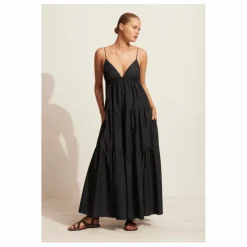 Robe Triangle Tiered | Noir