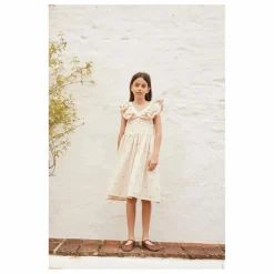 Robe Tulipes Coton Bio | Beige