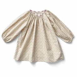 Robe Tunique Peasant Coton Bio | Beige