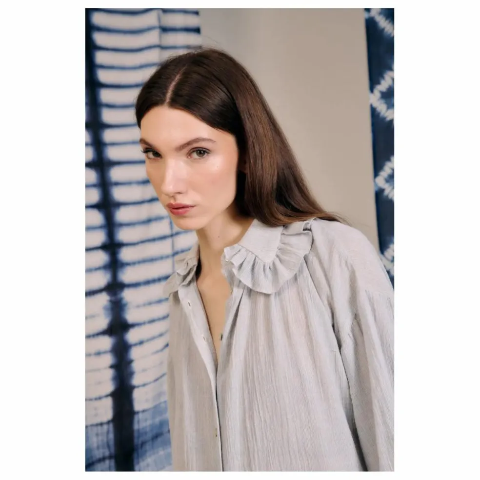 Robe Versalles Rayée | Bleu
