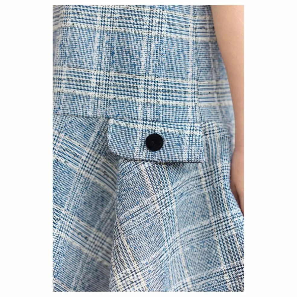 Robe Volants | Bleu
