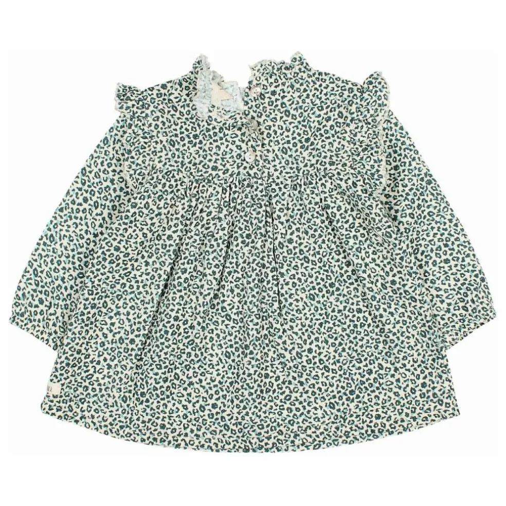 Robe Volants | Vert Cèdre