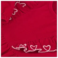 Robe Volants Bébé Coton Bio | Rouge