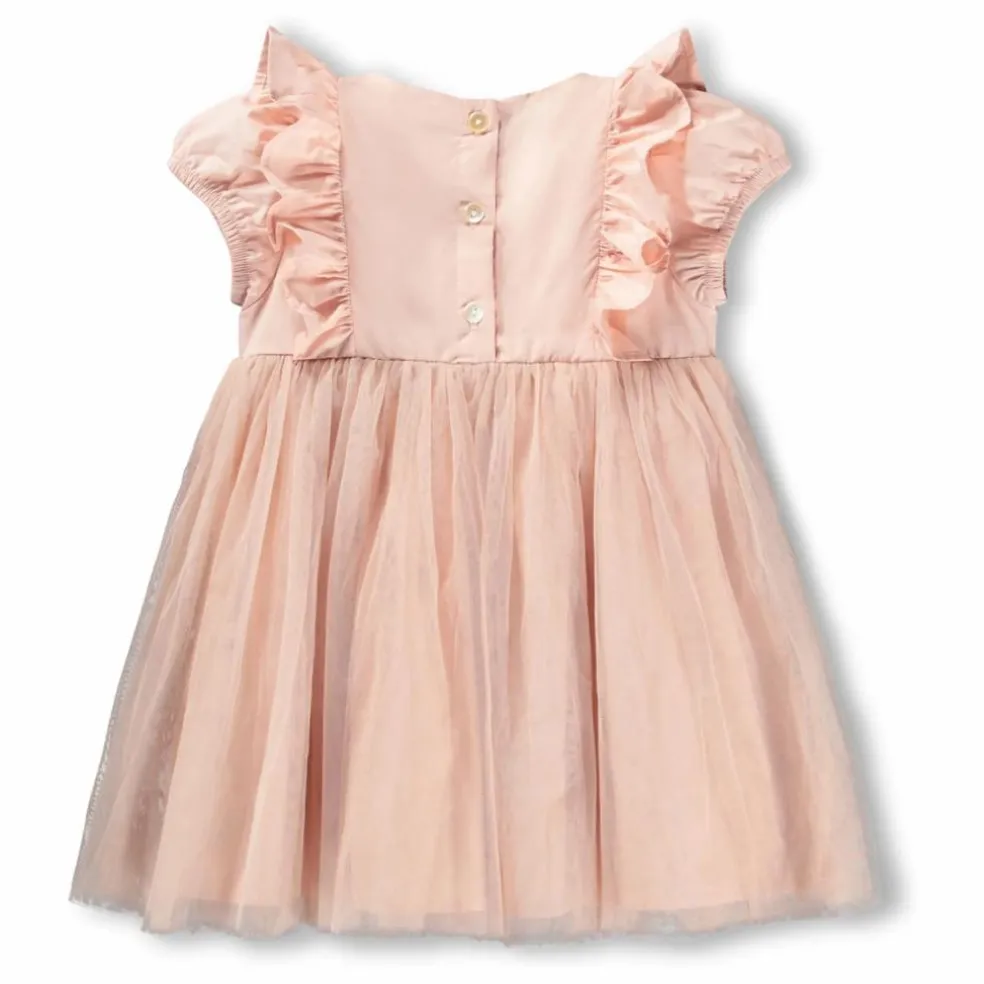 Robe Volants Cheyanne | Rose pâle