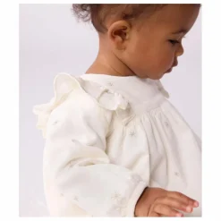 Robe Volants Etoiles | Ecru
