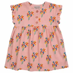 Robe Volants Feux d'Artifices | Rose