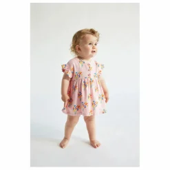 Robe Volants Feux d'Artifices | Rose