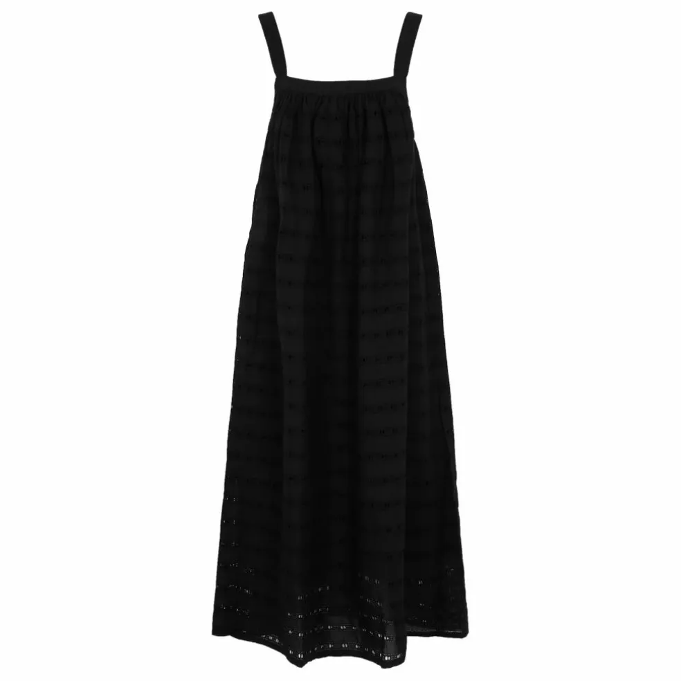 Robe Valengo Brodée | Noir