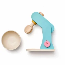 Robot batteur en bois | Bleu