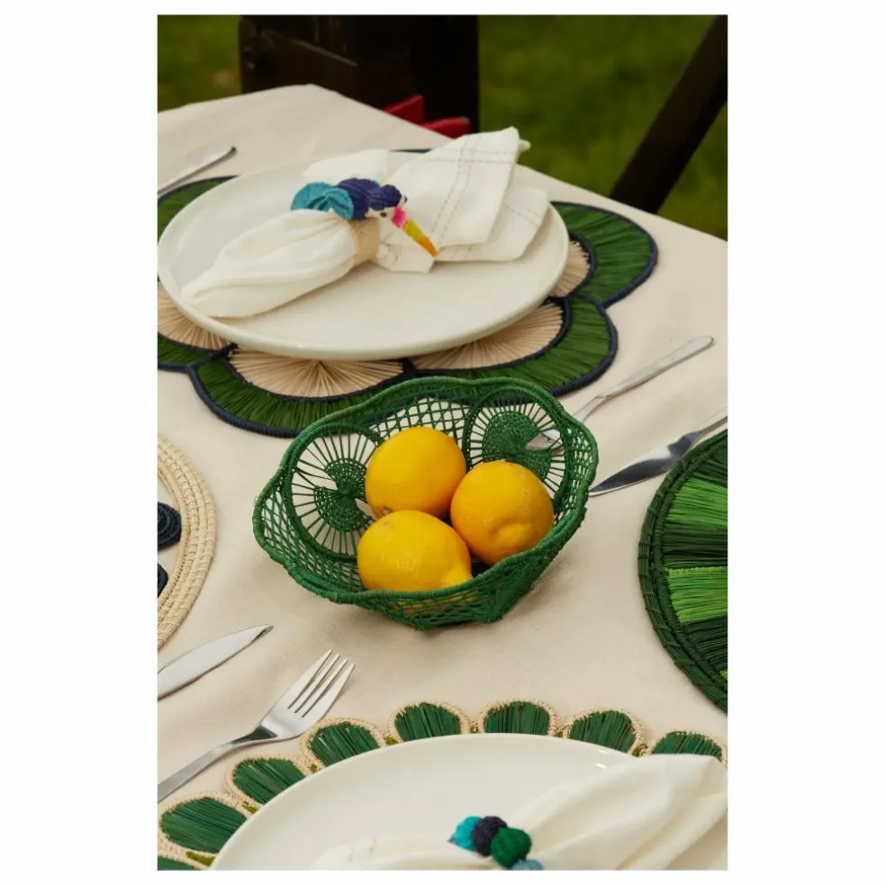 Rond de serviette Toucan | Bleu