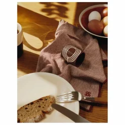Ronds de serviette laqués Mirage - Set de 2 | Carmin