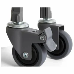 Roues pour cagette pliable Crate - Set de 4 | Gris