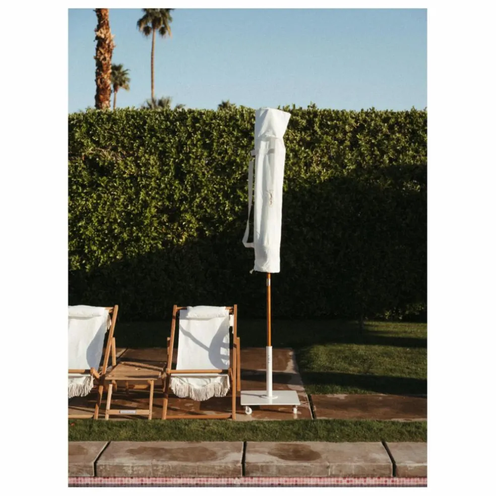 Roulettes pour pied de parasol - Set de 4 | Blanc