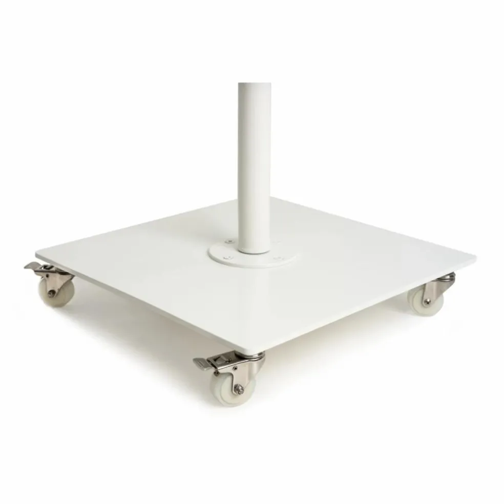 Roulettes pour pied de parasol - Set de 4 | Blanc