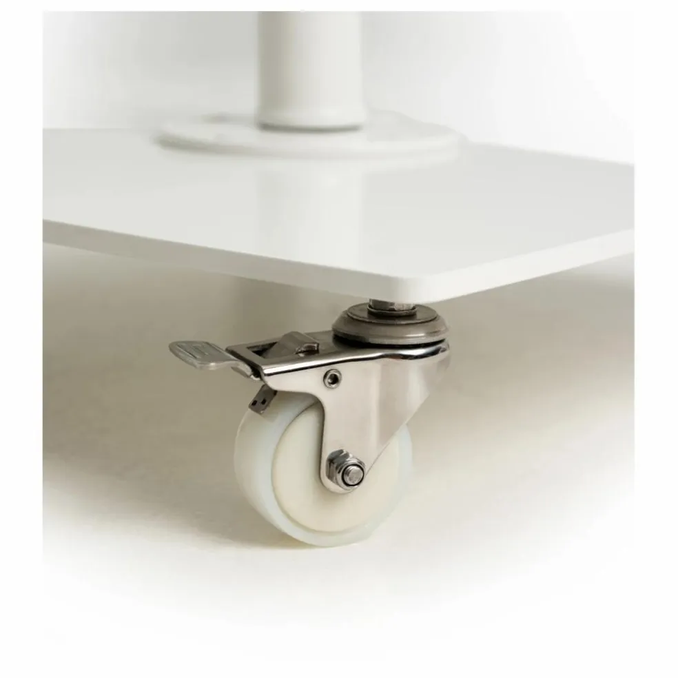 Roulettes pour pied de parasol - Set de 4 | Blanc