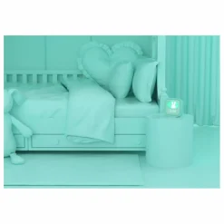 Réveil et Veilleuse Billy | Turquoise