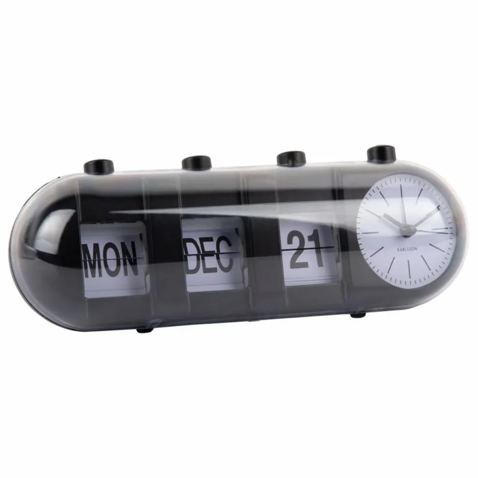Réveil Retro tube | Noir