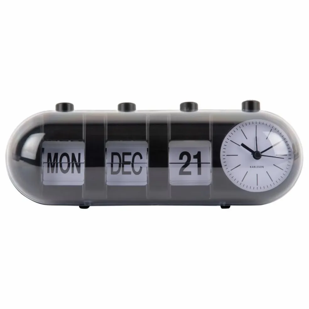 Réveil Retro tube | Noir