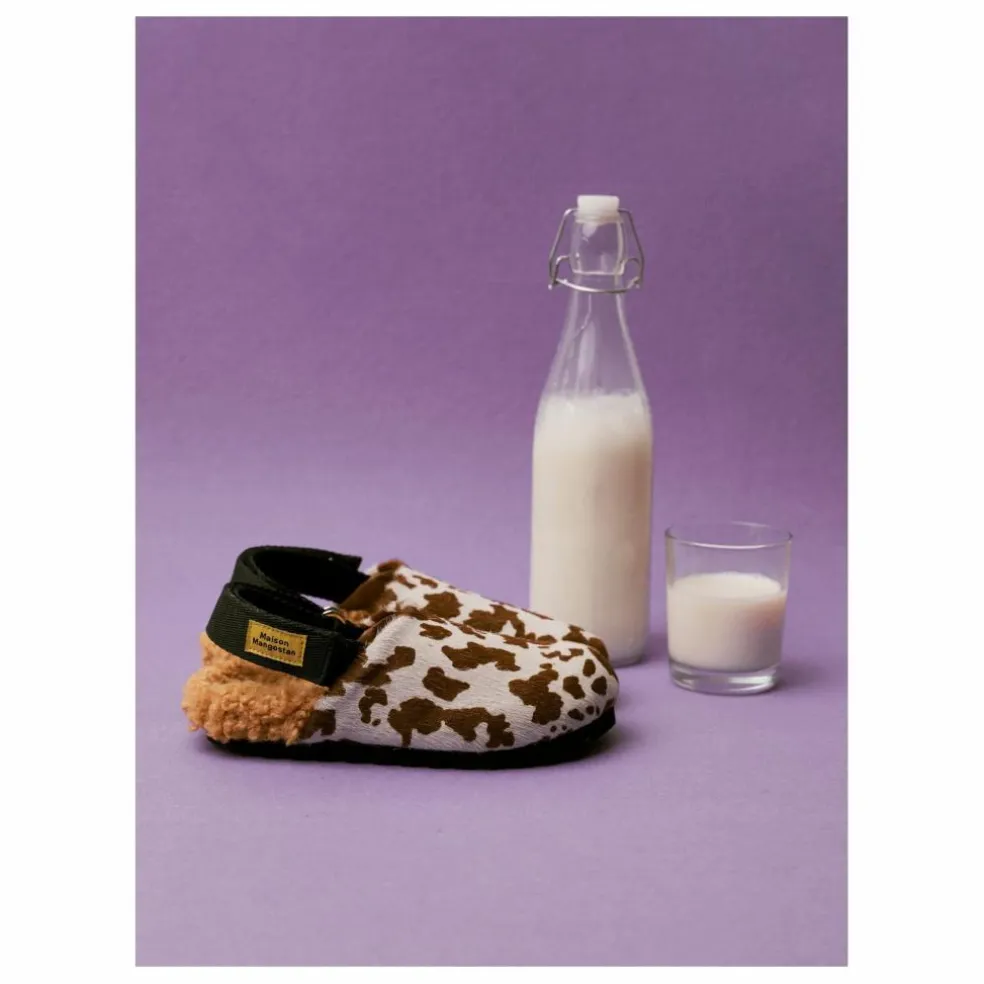 Sabots Almond Cow Cuir | Camel