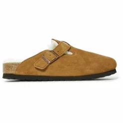 Sabots Boston Fur Cuir Suede - Collection Adulte | Camel