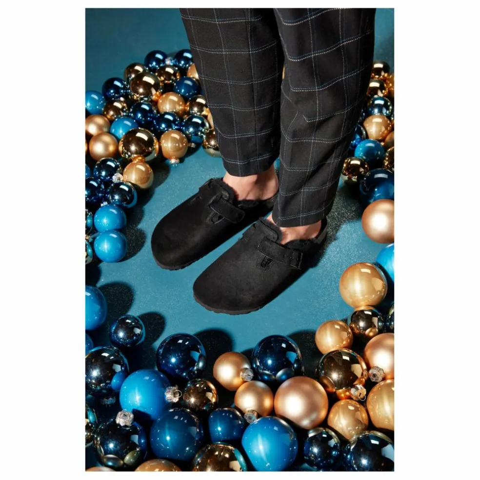 Sabots Boston VL Cuir Suede - Collection Adulte | Noir