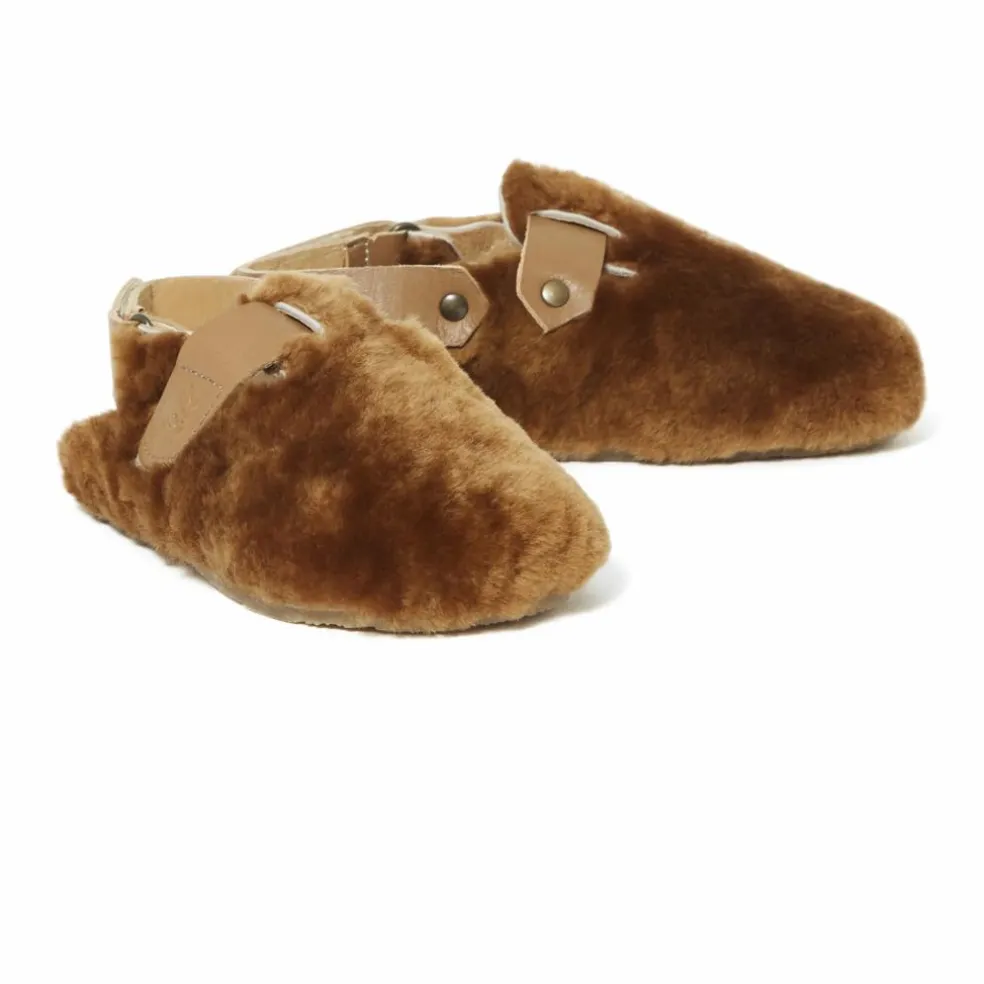 Sabots Façon Fourrure | Camel
