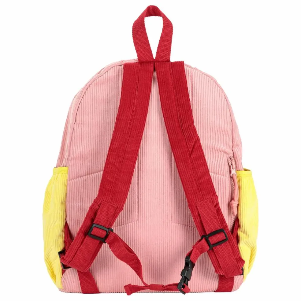 Sac à Dos Colorblock Velours Côtelé | Rose