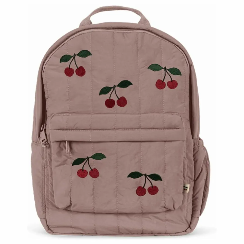 Sac à Dos Matelassé Juno Cerises | Mauve