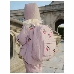 Sac à Dos Matelassé Juno Cerises | Mauve