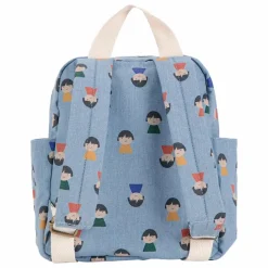 Sac à Dos Personnages Coton Bio | Bleu jean