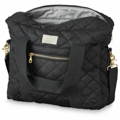 Sac à langer matelassé | Noir