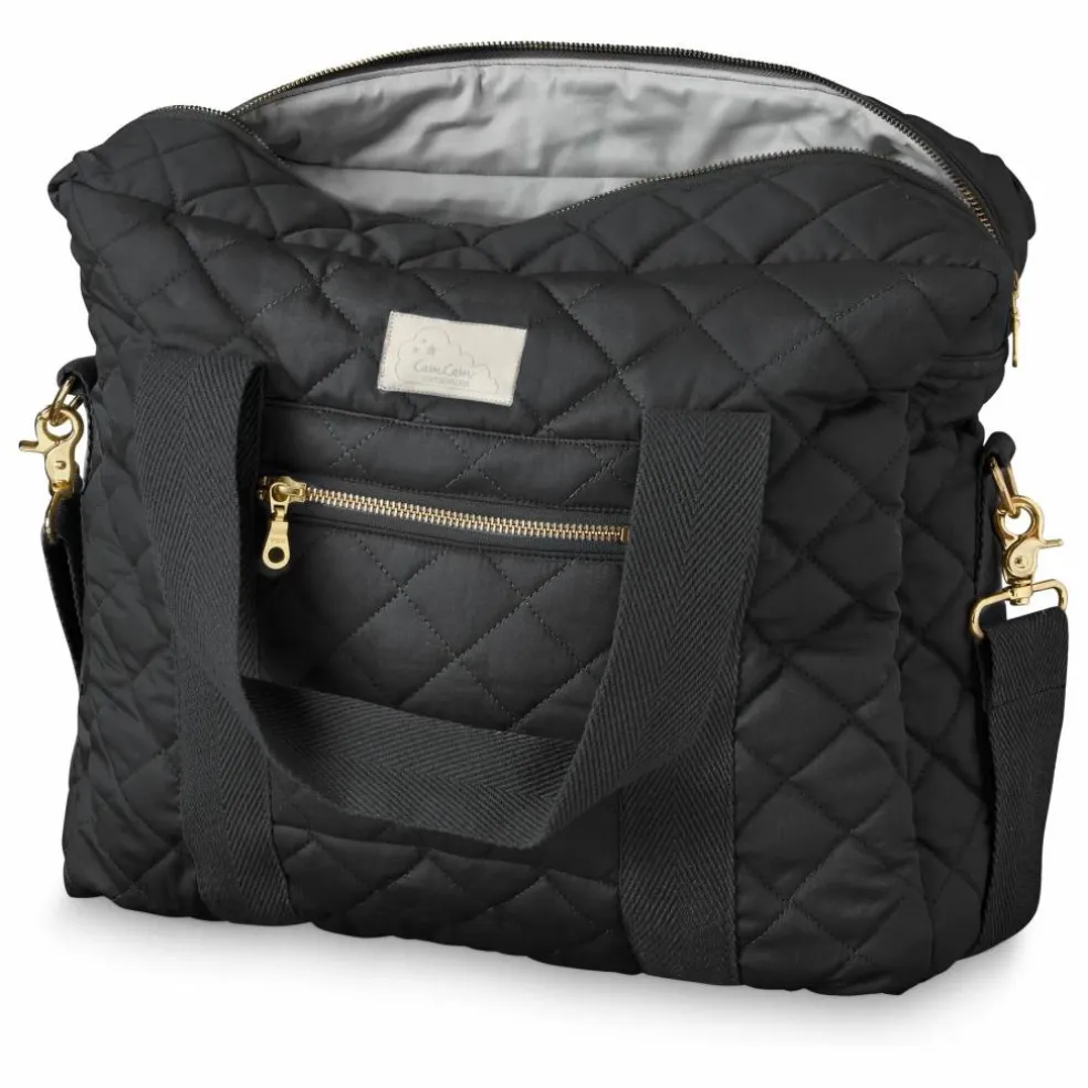 Sac à langer matelassé | Noir