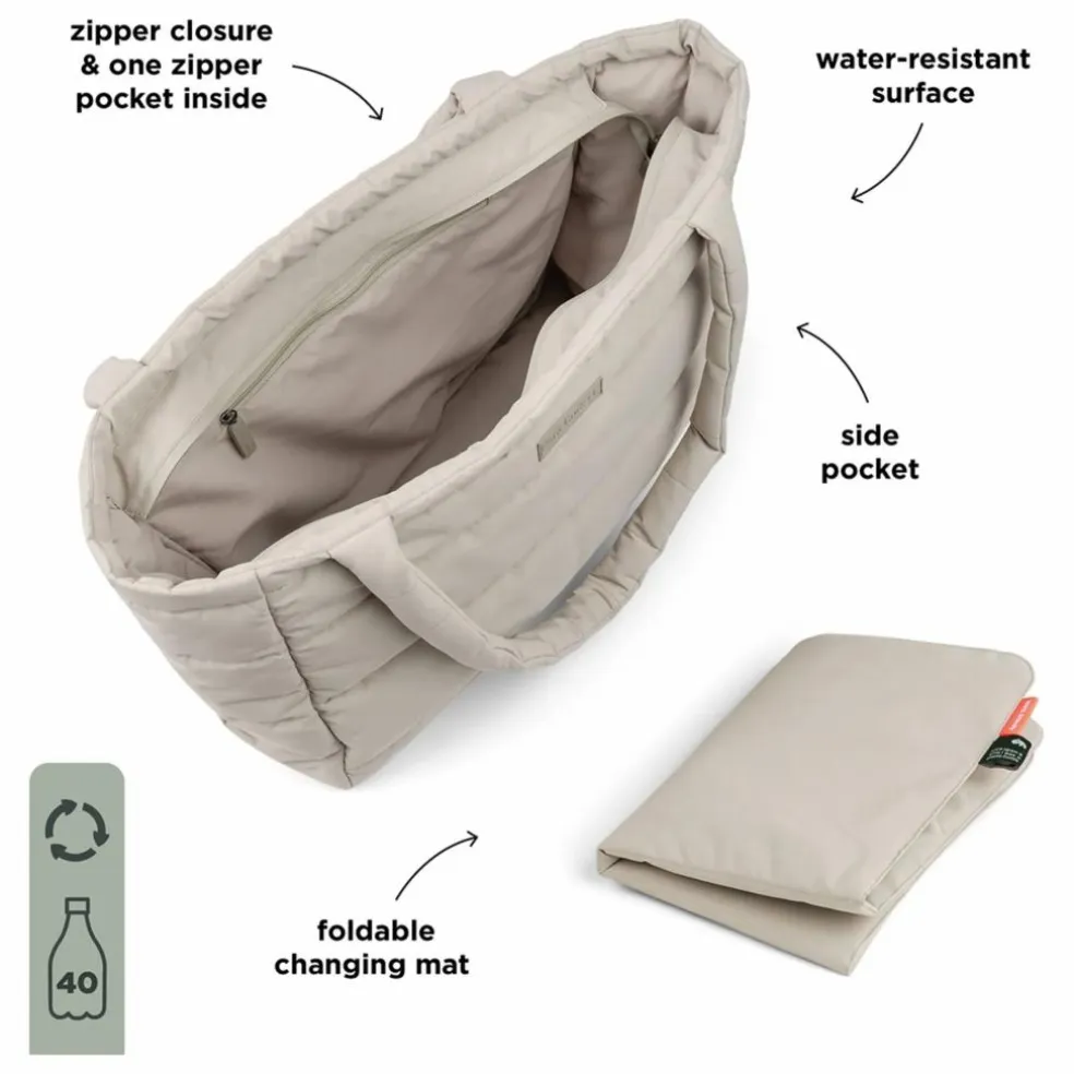 Sac à langer matelassé | Sable