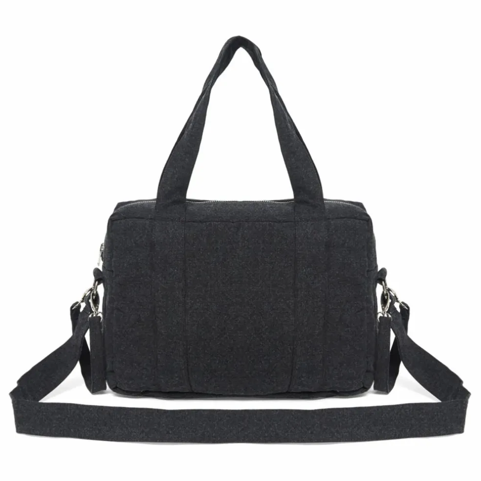 Sac à langer Mini Darcy en coton recyclé | Noir