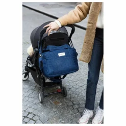 Sac à langer Mini Darcy en Denim Upcyclé | Denim brut