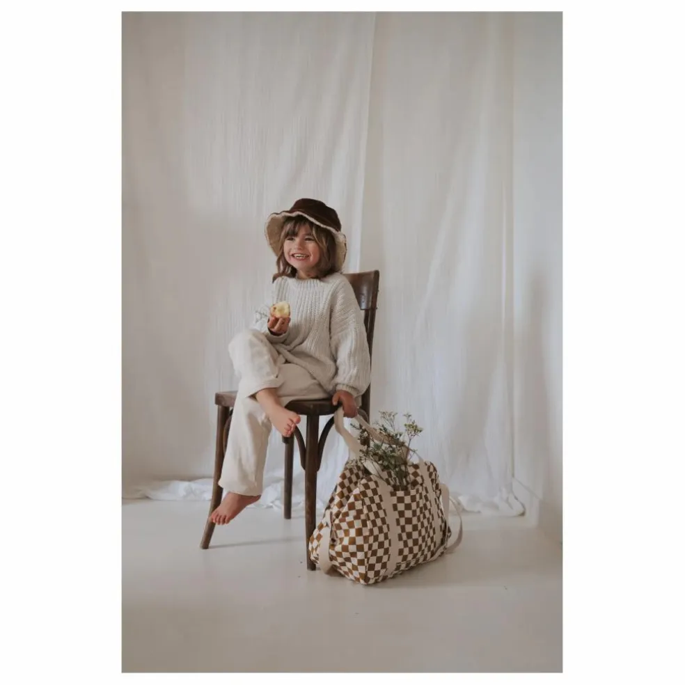 Sac à langer Raphael Check | Caramel