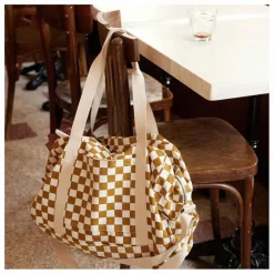 Sac à langer Raphael Check | Caramel