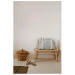 Sac à langer Raphaël imprimé cœurs | Bleu ciel