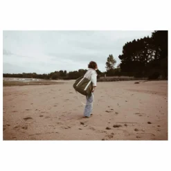 Sac à langer Raphaël imprimé cœurs | Vert kaki
