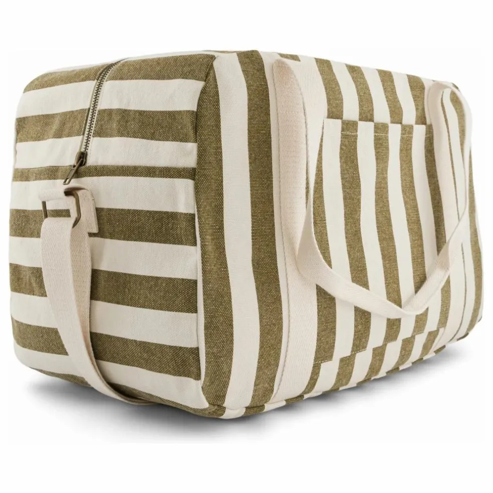 Sac à langer Raphaël rayé | Olive
