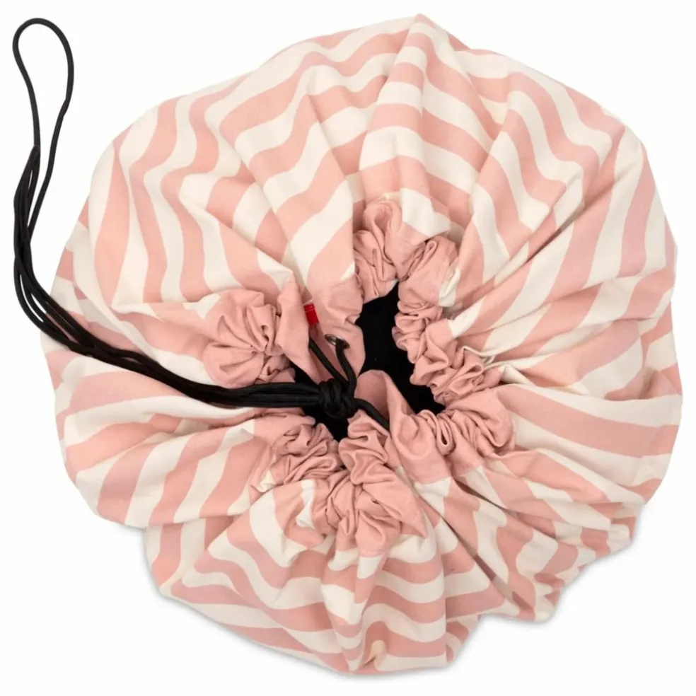 Sac / Tapis de jeu Noomad - Rayures | Rose
