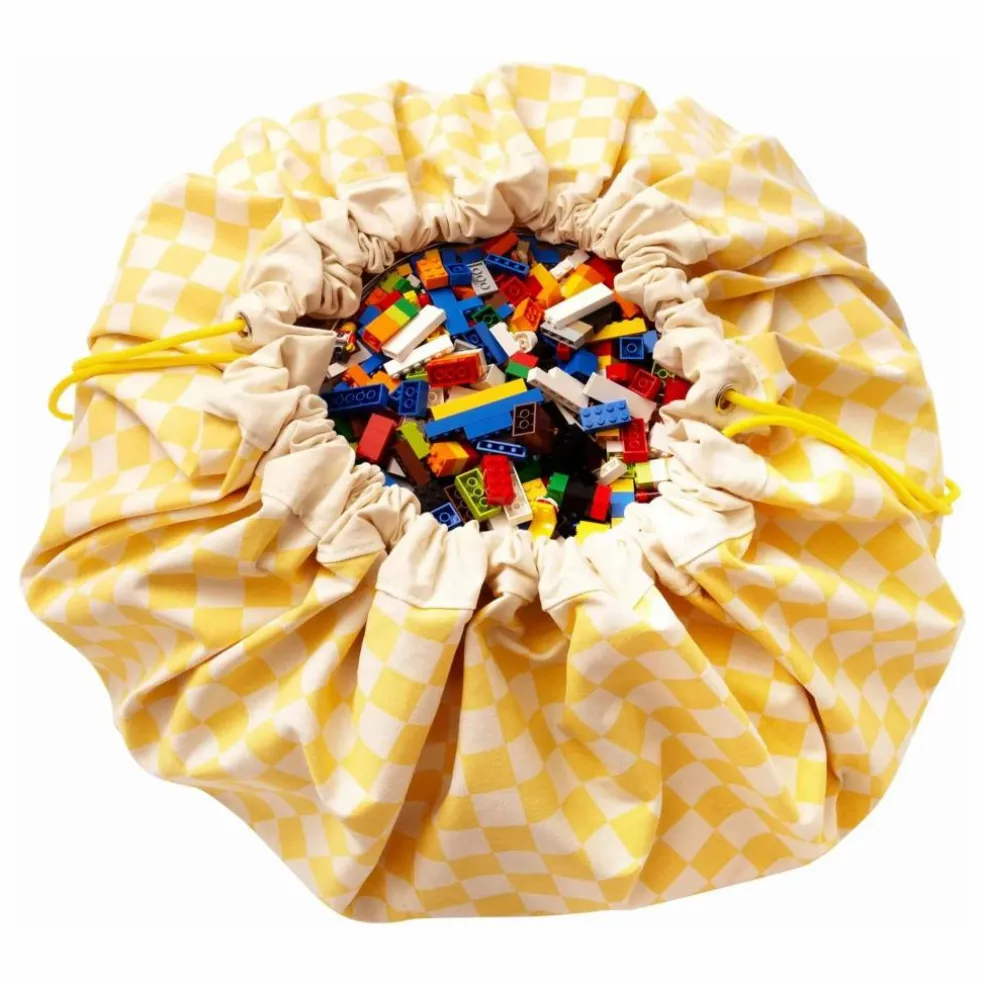 Sac / Tapis de jeu Noomad - Vichy | Jaune