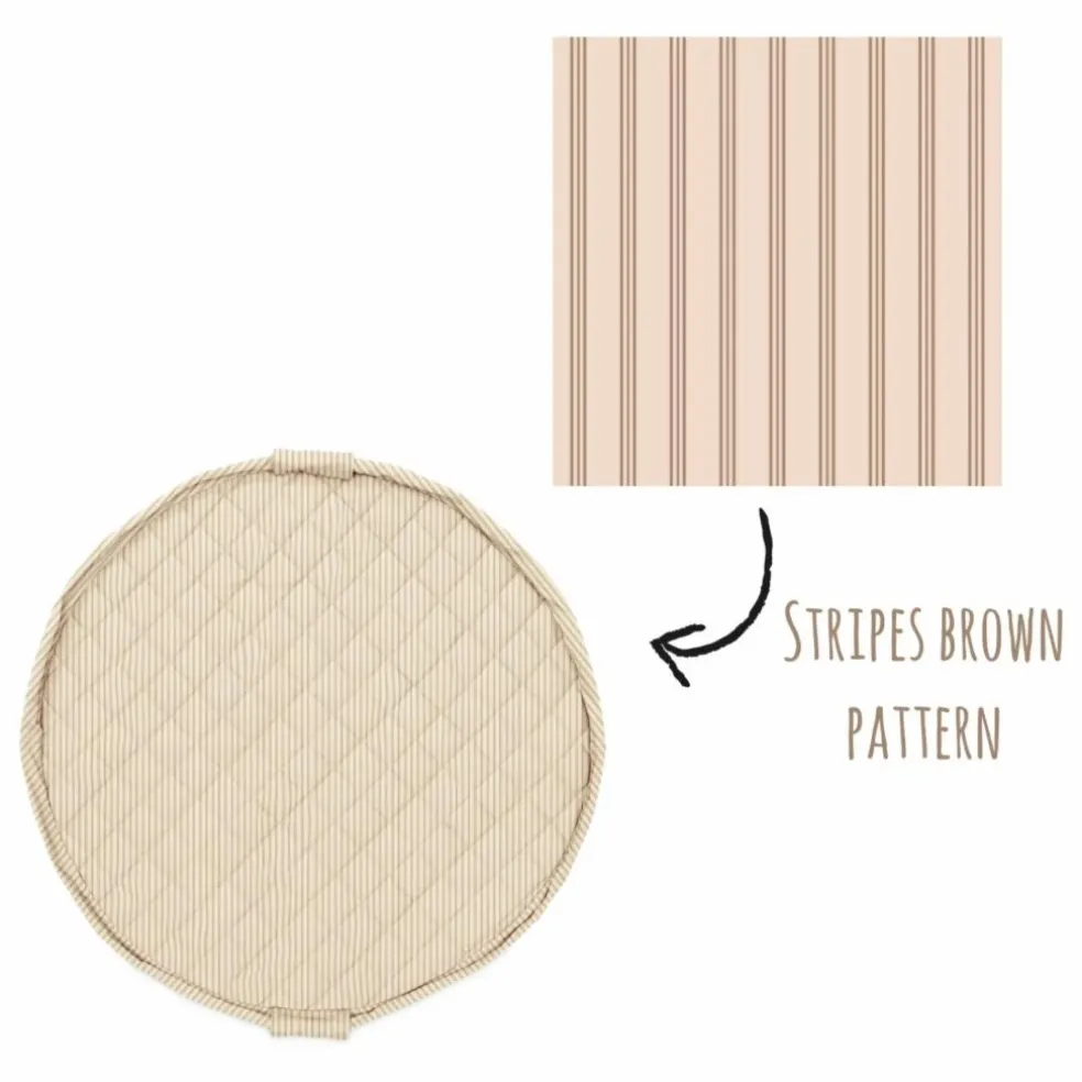 Sac / Tapis d'éveil Noomad - Rayures | Ocre