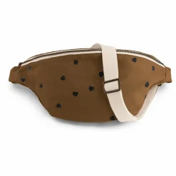Sac banane Cœurs | Brun roux