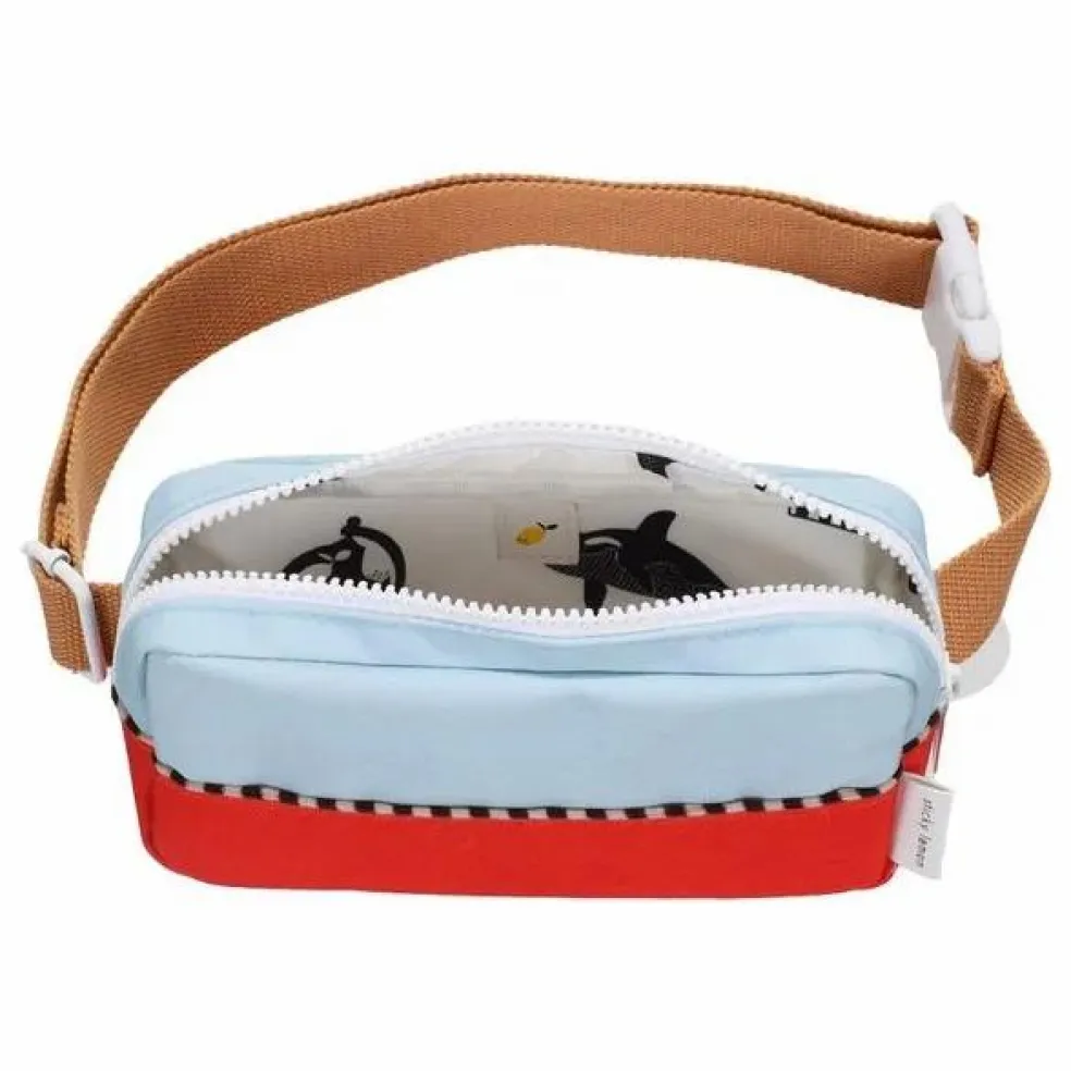 Sac Banane Small Colorblock | Bleu