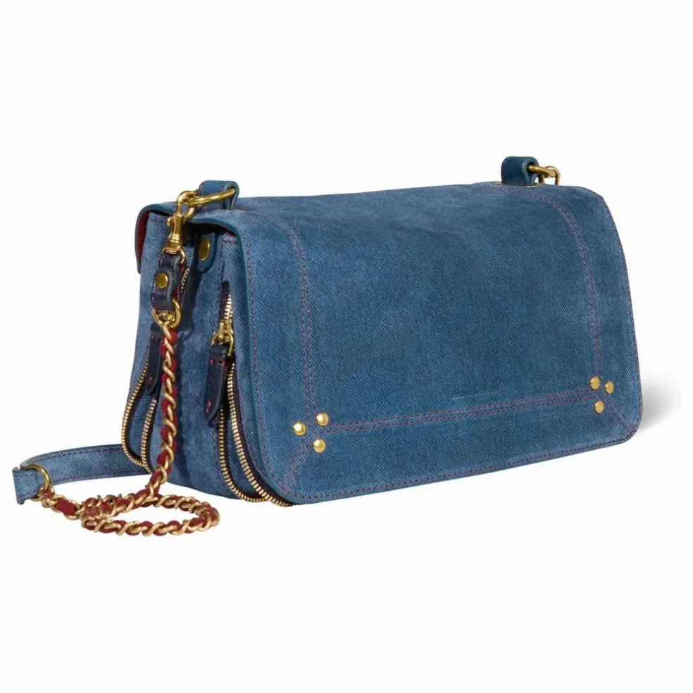 Sac Bobi Croûte Velours | Bleu jean