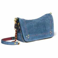 Sac Bobi S Croûte Velours | Bleu jean