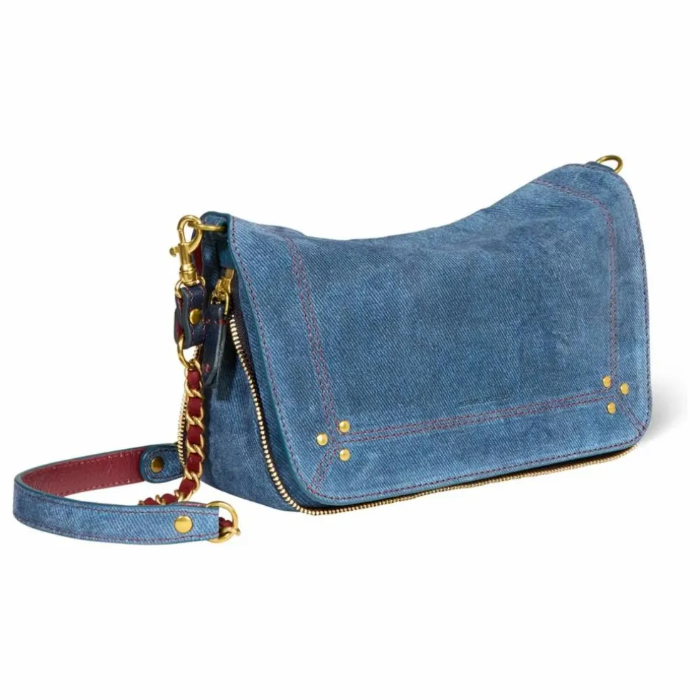 Sac Bobi S Croûte Velours | Bleu jean