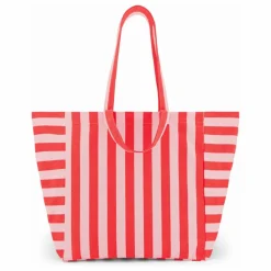 Sac cabas rayé Elisa | Rose pâle